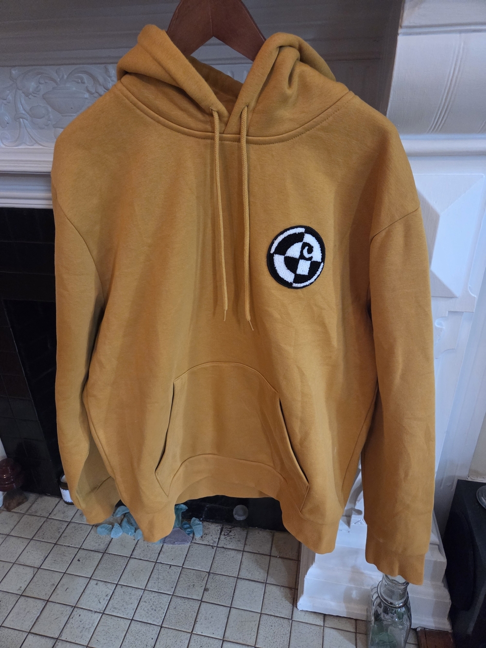 Carhartt WIP C-Range pullover hoodie - Large Hamilton BRN/Mustard